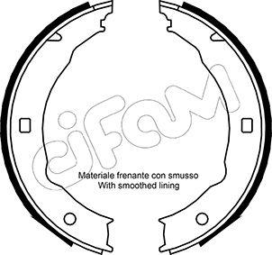 Cifam 153-330 - Kit ganasce, Freno stazionamento autozon.pro