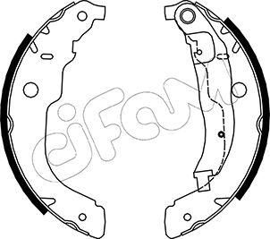 Cifam 153-333 - Kit ganasce freno autozon.pro