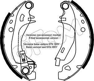 Cifam 153-329Y - Kit ganasce freno autozon.pro