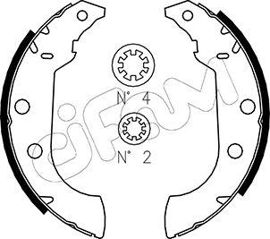 Cifam 153-323 - Kit ganasce freno autozon.pro