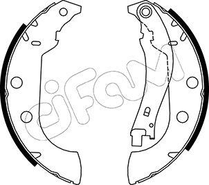 Cifam 153-327 - Kit ganasce freno autozon.pro