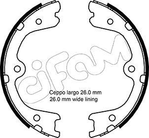 Cifam 153-298 - Kit ganasce, Freno stazionamento autozon.pro