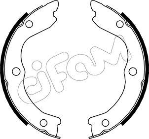 Cifam 153-293 - Kit ganasce, Freno stazionamento autozon.pro