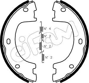 Cifam 153-249K - Kit ganasce, Freno stazionamento autozon.pro