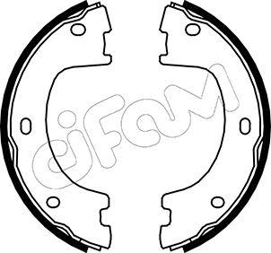 Cifam 153-249 - Kit ganasce, Freno stazionamento autozon.pro