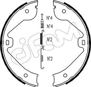 Cifam 153-244K - Kit ganasce, Freno stazionamento autozon.pro