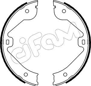 Cifam 153-244 - Kit ganasce, Freno stazionamento autozon.pro