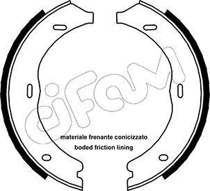 Cifam 153-248 - Kit ganasce, Freno stazionamento autozon.pro