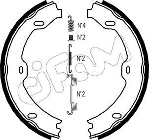 Cifam 153-243K - Kit ganasce, Freno stazionamento autozon.pro