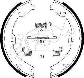 Cifam 153-247K - Kit ganasce, Freno stazionamento autozon.pro