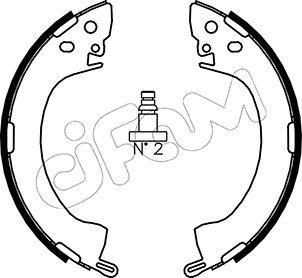 Cifam 153-251 - Kit ganasce freno autozon.pro