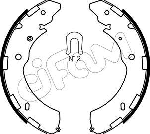 Cifam 153-269 - Kit ganasce freno autozon.pro