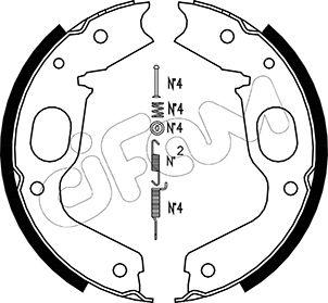 Cifam 153-264K - Kit ganasce, Freno stazionamento autozon.pro