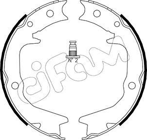 Cifam 153-265 - Kit ganasce, Freno stazionamento autozon.pro