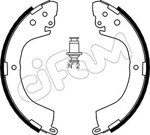 Cifam 153-260 - Kit ganasce freno autozon.pro