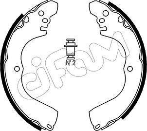 Cifam 153-261 - Kit ganasce freno autozon.pro