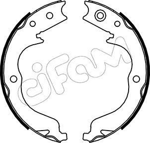 Cifam 153-268 - Kit ganasce, Freno stazionamento autozon.pro