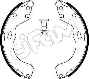 Cifam 153-216 - Kit ganasce freno autozon.pro