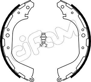 Cifam 153-282 - Kit ganasce freno autozon.pro