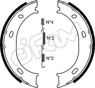 Cifam 153-239K - Kit ganasce, Freno stazionamento autozon.pro