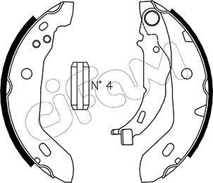 Cifam 153-235 - Kit ganasce freno autozon.pro