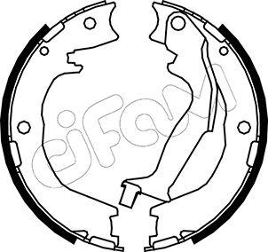 Cifam 153-231 - Kit ganasce, Freno stazionamento autozon.pro