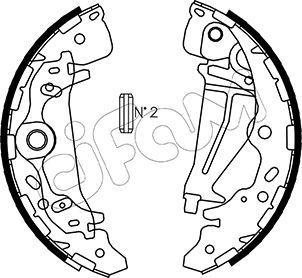 Cifam 153-226 - Kit ganasce freno autozon.pro