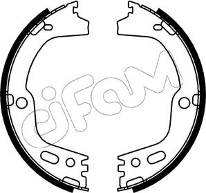 Cifam 153-756 - Kit ganasce, Freno stazionamento autozon.pro