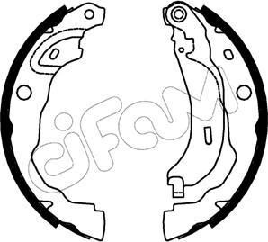 Cifam 153-753 - Kit ganasce freno autozon.pro