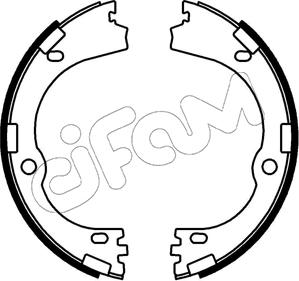 Cifam 153-752 - Kit ganasce, Freno stazionamento autozon.pro