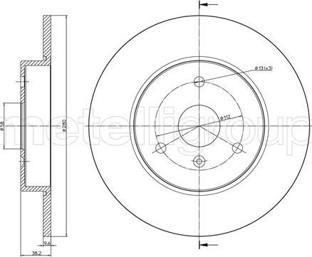 Cifam 800-943C - Discofreno autozon.pro