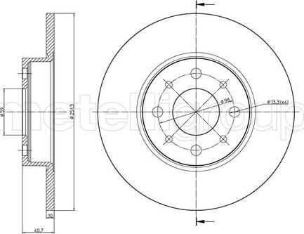 Cifam 800-987C - Discofreno autozon.pro