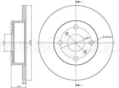 Cifam 800-662 - Discofreno autozon.pro