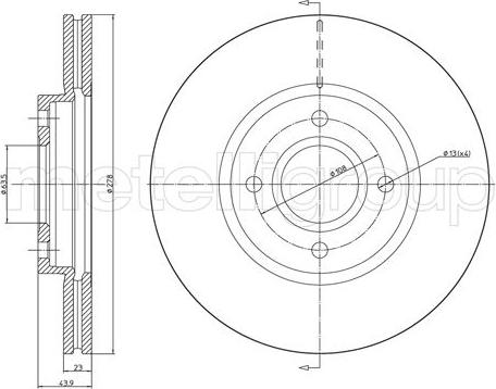 Cifam 800-1490C - Discofreno autozon.pro