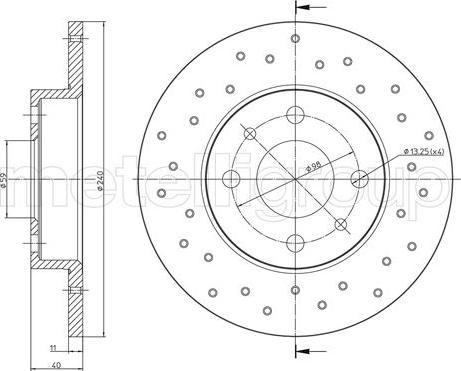 Cifam 800-1410FC - Discofreno autozon.pro