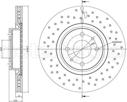 Cifam 800-1411FC - Discofreno autozon.pro