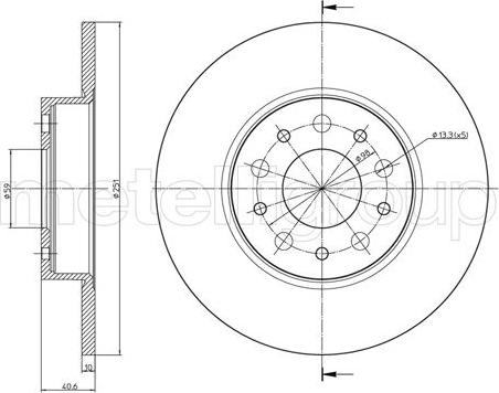 Cifam 800-1486C - Discofreno autozon.pro