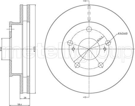 Cifam 800-1481C - Discofreno autozon.pro