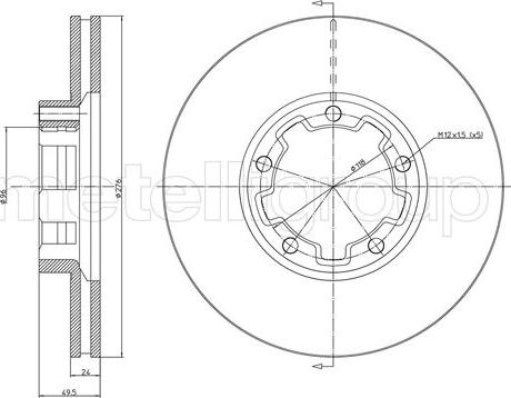 Cifam 800-1557 - Discofreno autozon.pro