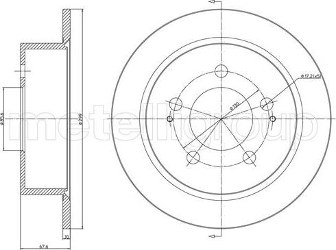 Cifam 800-1561C - Discofreno autozon.pro