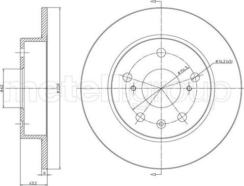 Cifam 800-1531C - Discofreno autozon.pro