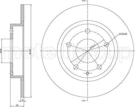 Cifam 800-1524C - Discofreno autozon.pro