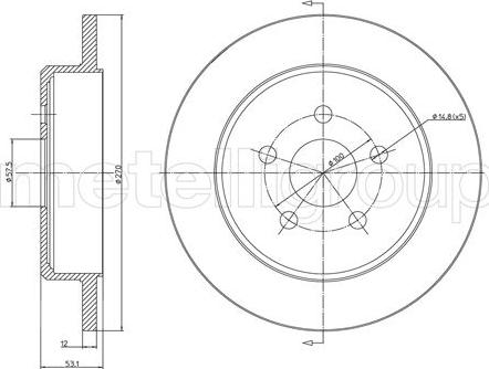 BENDIX 520906 - Discofreno autozon.pro