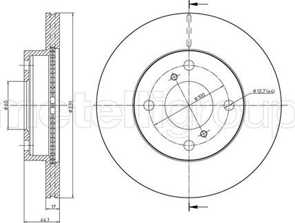 Cifam 800-1644 - Discofreno autozon.pro