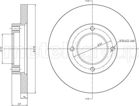 Cifam 800-1623 - Discofreno autozon.pro