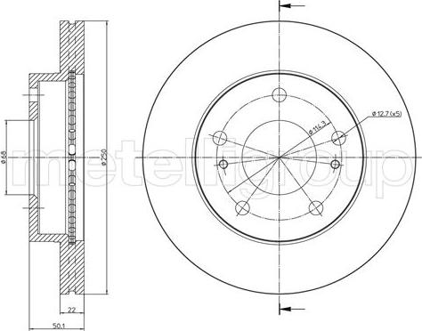 Cifam 800-1098 - Discofreno autozon.pro