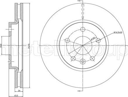 Cifam 800-1001C - Discofreno autozon.pro