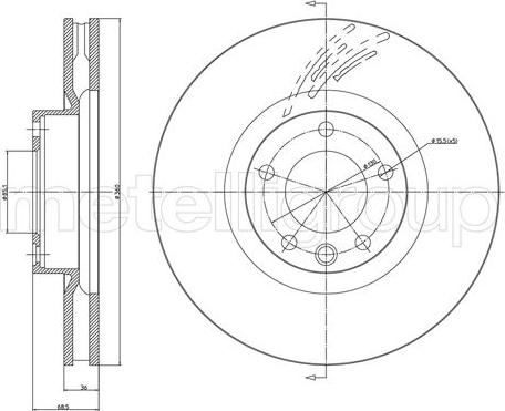 Cifam 800-1086C - Discofreno autozon.pro