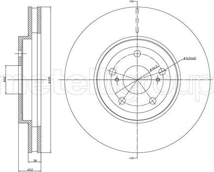 Cifam 800-1167C - Discofreno autozon.pro