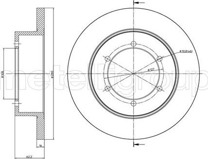 Cifam 800-1109C - Discofreno autozon.pro